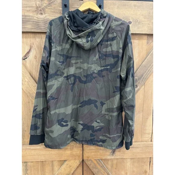 Full Throttle Energy Drink Camo Windbreaker Jacket Men's Size XL